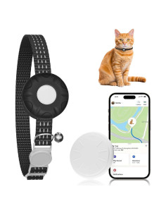 Rastreador GPS para Gatos ZFSJTAG, Ligero y Sin Cuota Mensual