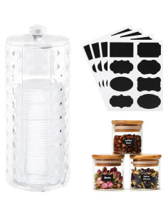 Dispensador de Tazas JIANWEI con Tapa, Organizador Blanco 73x181mm 2