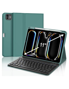 Funda iPad Pro 11" M4 2024 con Teclado Bluetooth Desmontable