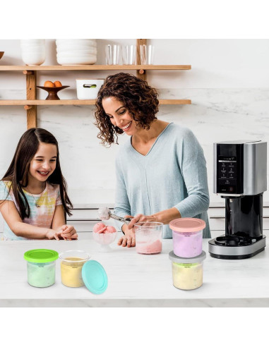 Contenedores de Pintura Ninja Creami 16oz - Paquete de 4