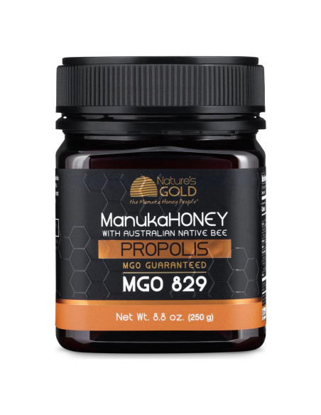 Miel Cruda Manuka Nature's Gold MGO 829+ con Propolis 250g