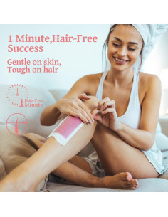 Tiras de Cera Depilatorias WaxPro - 60 Unidades Rosa 2