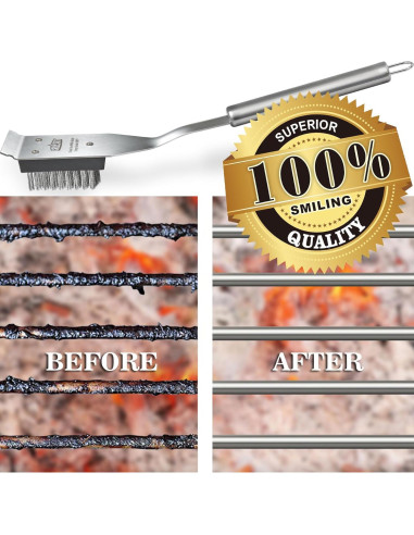 Cepillo de Parrilla GRILLART 41.9 cm Acero Inoxidable