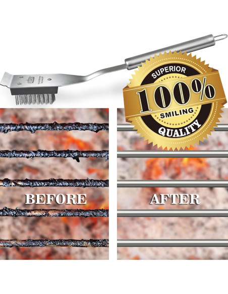 Cepillo de Parrilla GRILLART 41.9 cm Acero Inoxidable