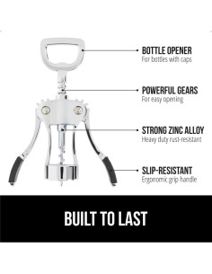 Abrebotellas Ergonómico Gorilla Grip Zinc Negro 19cm 2