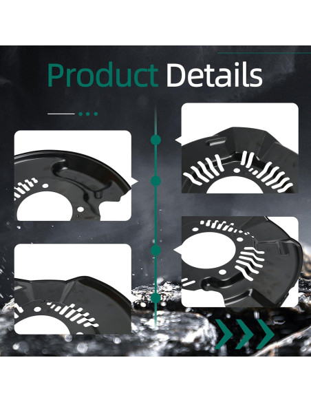 Escudos de Polvo de Freno Delantero Toyota Tacoma 2005-2025