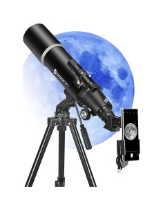 Telescopio Refractor EACONN 80mm 600mm para Astronomía 2