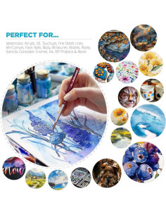 Juego de Pinceles de Sable Golden Maple - 6 Piezas para Pintura 2