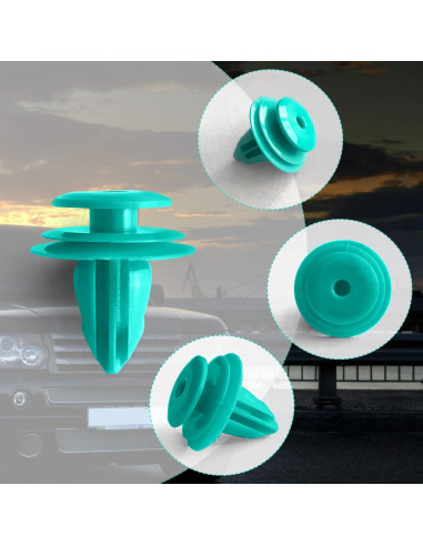 20 Sujetadores de Panel de Recorte TOPCNOEM para Toyota