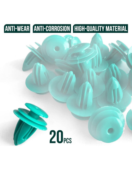 20 Sujetadores de Panel de Recorte TOPCNOEM para Toyota