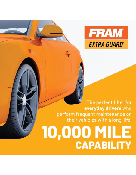 Filtro de aceite FRAM Extra Guard PH3614 para motor 16,093 km
