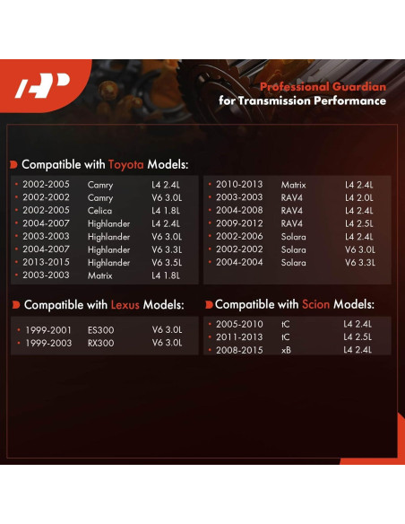 Filtro de aceite de transmisión automática A-Premium para Toyota