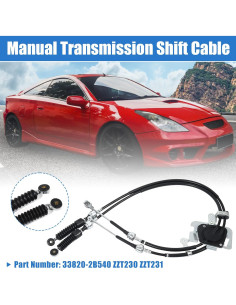 Cable de Cambio de Transmisión Manual X AUTOHAUX para Toyota Celica 2000-2005 2