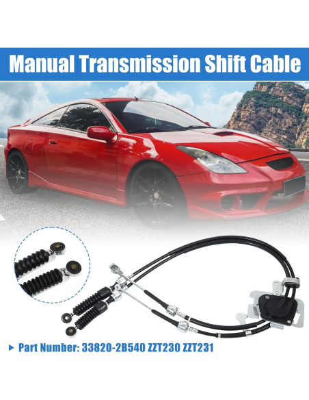 Cable de Cambio de Transmisión Manual X AUTOHAUX para Toyota Celica 2000-2005