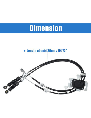 Cable de Cambio de Transmisión Manual X AUTOHAUX para Toyota Celica 2000-2005