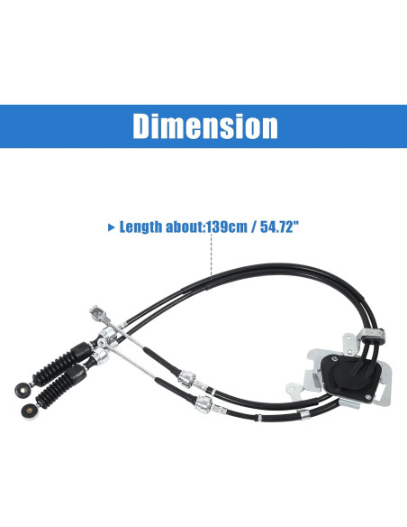 Cable de Cambio de Transmisión Manual X AUTOHAUX para Toyota Celica 2000-2005
