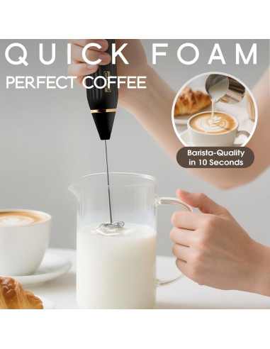 Batidora eléctrica DSP KA3095 recargable 3 velocidades negro