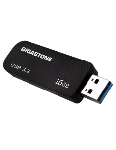 Gigastone Z30 16GB USB 3.0 Unidad Flash Retráctil Carbono