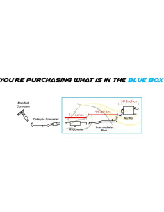 Kit de Escape Northeastern para Toyota Camry 2012-2017 2.5L 2