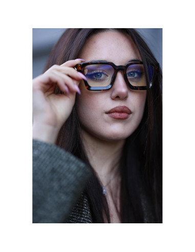 Gafas Bloqueo Luz Azul VISOONE TR90 Estilo Preppy Unisex