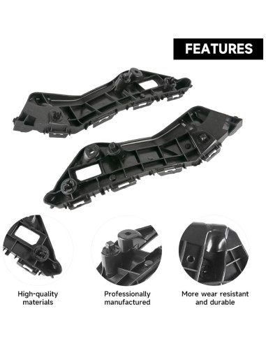 Soporte de Parachoques Frontal YOLLKY para Toyota RAV4 2016-2018