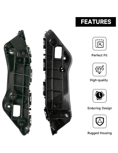 Soporte de Parachoques Frontal YOLLKY para Toyota RAV4 2016-2018