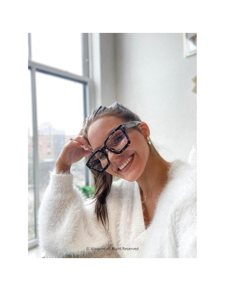 Gafas Bloqueo Luz Azul VISOONE TR90 Estilo Preppy Unisex Gafas Bloqueo Luz Azul VISOONE TR90 Estilo Preppy Unisex