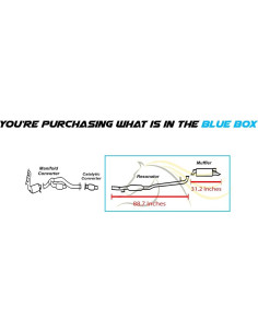 Kit de Escape de Acero Inoxidable Escape Northeastern para Toyota Avalon 2000-2004 2