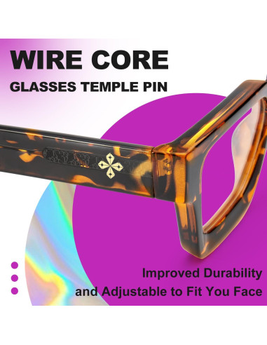 Gafas Bloqueo Luz Azul VISOONE TR90 Estilo Preppy Unisex