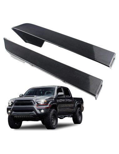 Paneles de Recubrimiento Faros Parachoques Frontal YzusGomumu Toyota Tacoma 2012-2015