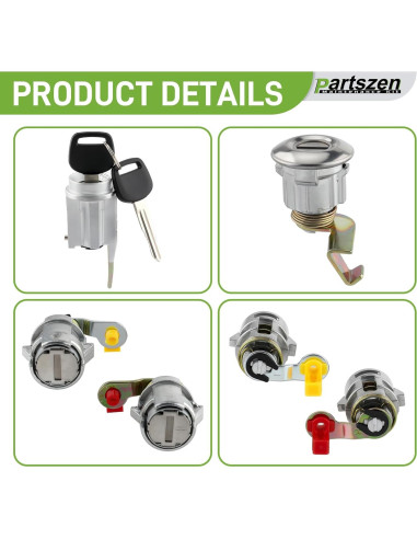 Cilindro de Cerradura Toyota Pickup 1989-1995 + 4 Llaves