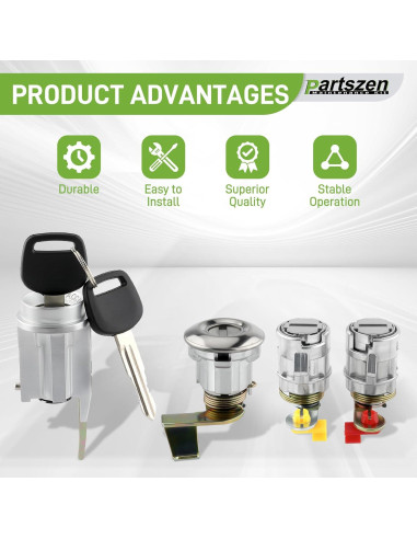 Cilindro de Cerradura Toyota Pickup 1989-1995 + 4 Llaves