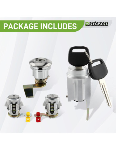 Cilindro de Cerradura Toyota Pickup 1989-1995 + 4 Llaves