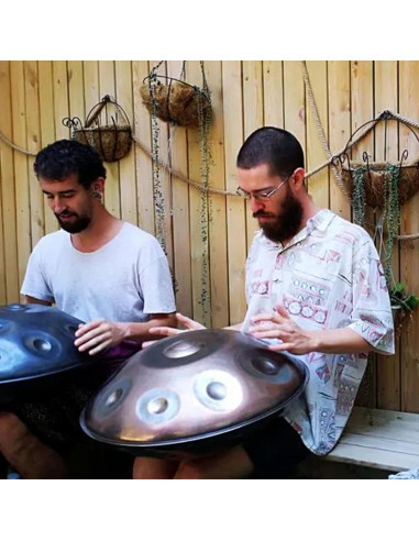Handpan Kurd 55.88cm Re menor - 9 Notas, Sonido 440Hz