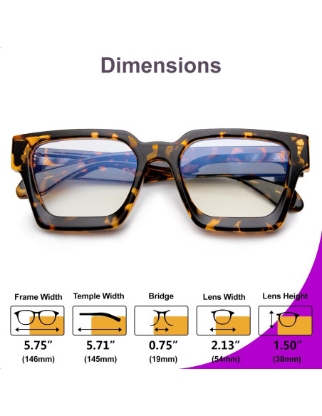 Gafas Bloqueo Luz Azul VISOONE TR90 Estilo Preppy Unisex Gafas Bloqueo Luz Azul VISOONE TR90 Estilo Preppy Unisex