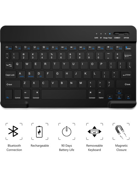 Funda con Teclado TaIYanG para iPad Air 10.9" y 11"