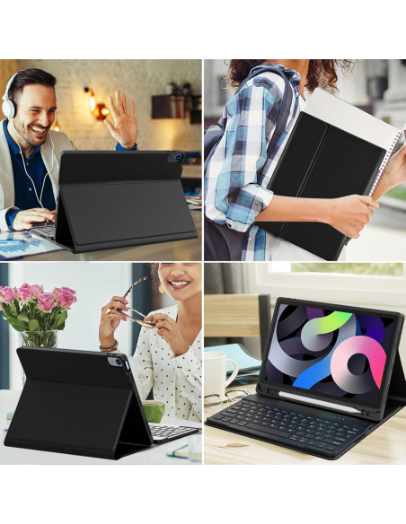 Funda con Teclado TaIYanG para iPad Air 10.9" y 11"