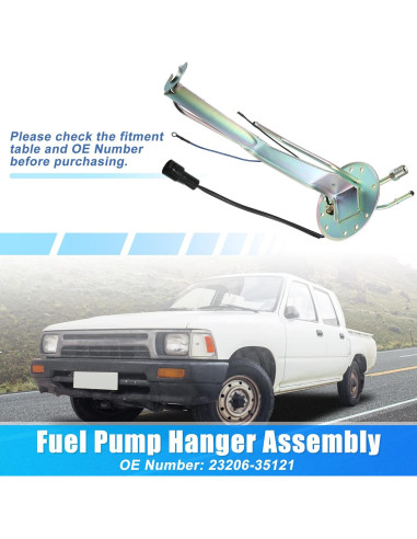 Soporte de Montaje de Bomba de Combustible X AUTOHAUX para Toyota Pickup 1987-1992