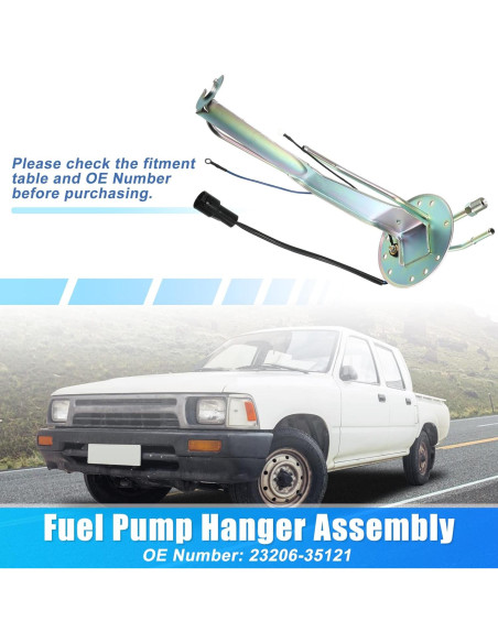 Soporte de Montaje de Bomba de Combustible X AUTOHAUX para Toyota Pickup 1987-1992