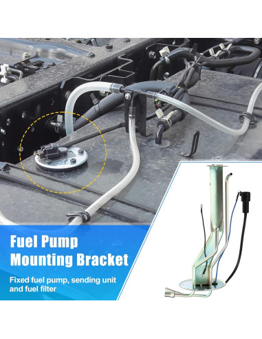Soporte de Montaje de Bomba de Combustible X AUTOHAUX para Toyota Pickup 1987-1992