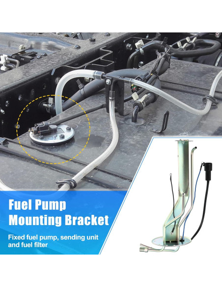 Soporte de Montaje de Bomba de Combustible X AUTOHAUX para Toyota Pickup 1987-1992