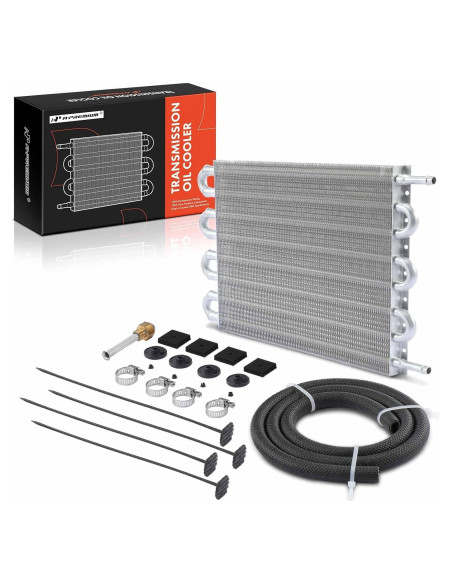 Enfriador de Aceite de Transmisión A-Premium 8 Filas Aluminio