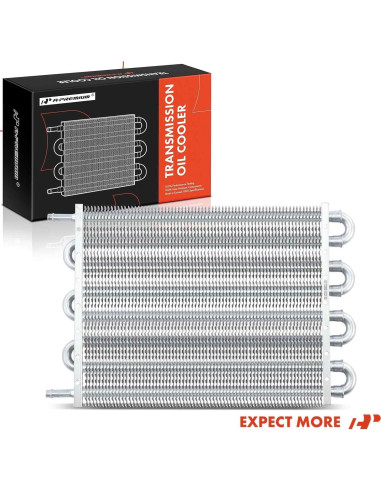 Enfriador de Aceite de Transmisión A-Premium 8 Filas Aluminio