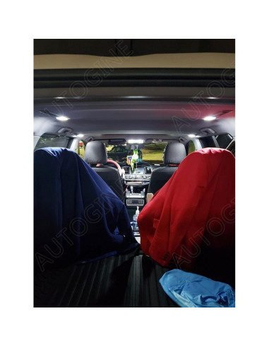 Kit de Luces LED Interiores AUTOGINE para Toyota Highlander 2014-2019