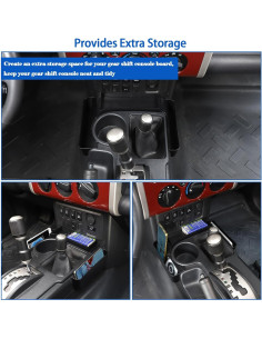 Bandeja Organizadora de Cambios Fgtagtal para Toyota FJ Cruiser 2007-2021 2