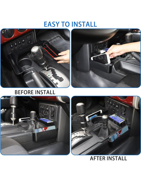 Bandeja Organizadora de Cambios Fgtagtal para Toyota FJ Cruiser 2007-2021