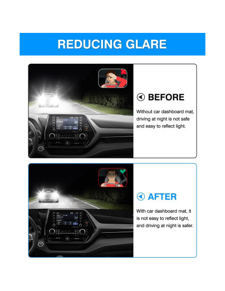 Cubierta de tablero Autorder para Toyota Highlander 2020-2025