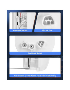 Bomba de Combustible Eléctrica ECCPP para Toyota Tacoma 2005-2015 V6 4.0L 2
