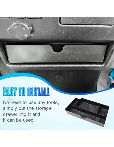 Bandeja de Cajón de Consola EDBETOS para Toyota Sienna 2015-2020