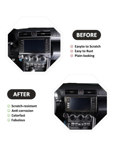 Marco de Pantalla GPS ABS JONKOKO para Subaru BRZ 2022